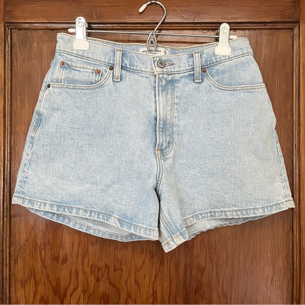 Abercrombie & Fitch Light Blue Jean Shorts